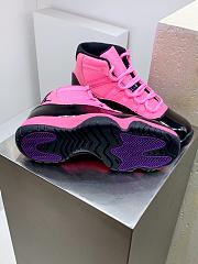 Air Jordan 11 Black Pink Sneaker - 4