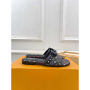 Louis Vuitton LV x TM 6AM Flat Black Mule - 4