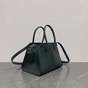 The Row Soft Margaux 10 Bag Green 26x17x20cm - 3