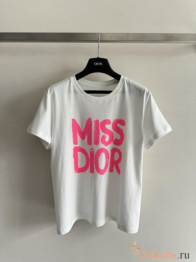 Dior Miss T-Shirt White Cotton - 1
