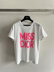 Dior Miss T-Shirt White Cotton - 1