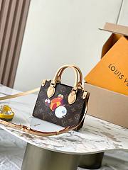 Louis Vuitton LV x TM Onthego BB Bag Panda Murakami 25x11x19cm - 2