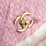 Chanel 24N Bag Pink Suede Gold 20x17x10cm - 6