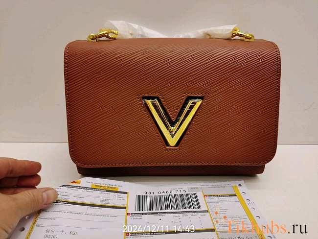 Louis Vuitton LV Twist Bag Brown 23cm - 1