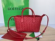 Bottega Veneta Mini Cabat Red Vernis 20x15x12cm - 1