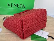 Bottega Veneta Mini Cabat Red Vernis 20x15x12cm - 3
