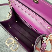 Valentino Mini Garavani VSling Top Handle Bag Crystal 19x13x9cm - 4