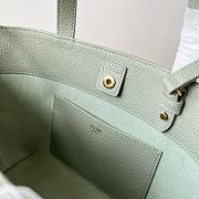Celine Mini Cabas Anais Triomphe Calfskin Light Green 20x21x10cm - 4