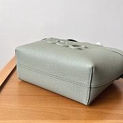 Celine Mini Cabas Anais Triomphe Calfskin Light Green 20x21x10cm - 2