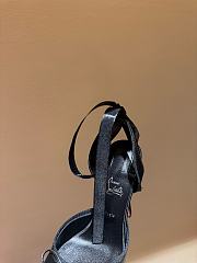 Christian Louboutin Cassia Lace Up Alta 160 mm Black Pumps  - 4