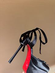 Christian Louboutin Cassia Lace Up Alta 160 mm Black Pumps  - 5