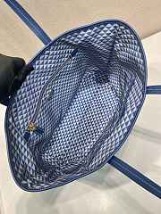 Prada Symbole Shopping Blue Bag 33x29x14cm - 6