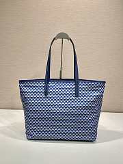 Prada Symbole Shopping Blue Bag 33x29x14cm - 3