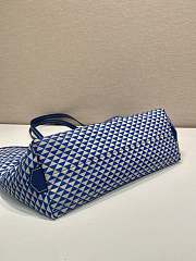 Prada Symbole Shopping Blue Bag 33x29x14cm - 2