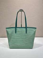 Prada Symbole Shopping Green Bag 33x29x14cm - 3