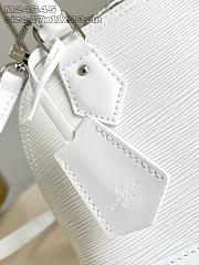Louis Vuitton LV Alma BB White 23.5x17.5x11.5cm - 6
