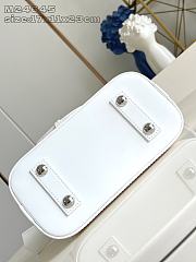 Louis Vuitton LV Alma BB White 23.5x17.5x11.5cm - 5