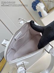Louis Vuitton LV Alma BB White 23.5x17.5x11.5cm - 4