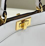 Fendi Peekaboo Iseeu Petite White Pink 27x11x20cm - 6