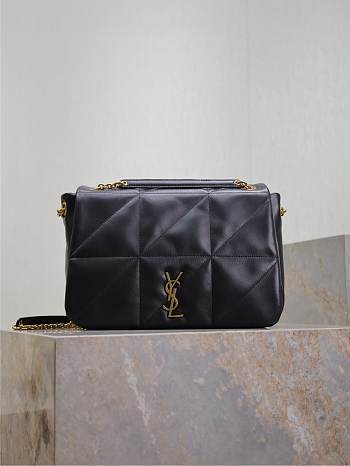 YSL Jamie 4.3 Bag Black Gold 29x21x9.5cm