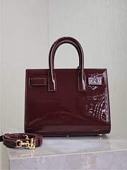 YSL Sac De Jour Bag Red Patent 22x18x10.5cm - 5