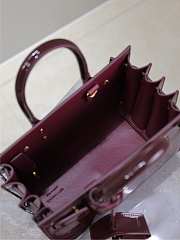 YSL Sac De Jour Bag Red Patent 22x18x10.5cm - 4