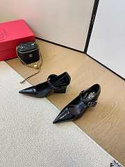 Valentino Black Patent Heel 8.5cm - 4