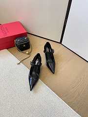 Valentino Black Patent Heel 8.5cm - 3