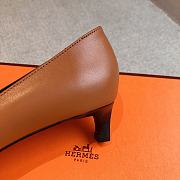 Hermes Kiara Brown Pump 4cm - 4