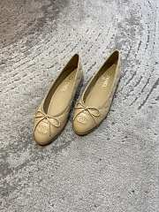 Chanel Ballerina Beige Flat - 2
