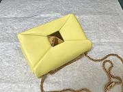 Valentino Garavani One Stud Yellow Bag 19x14x11cm - 5