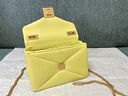 Valentino Garavani One Stud Yellow Bag 19x14x11cm - 4