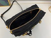 Prada Black Nylon Medium Shoulder Bag 27x10x20cm - 5