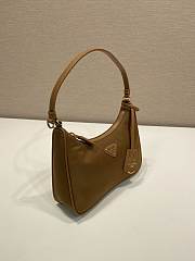 Prada Re-Edition 2005 Re-Nylon Bag Brown 22x18x6.5cm - 2