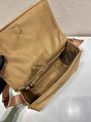 Prada Large Re-Nylon Padded Shoulder Bag Brown 23.5x18x11cm - 2