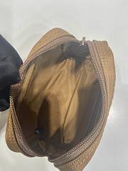 Prada Nylon Pouch Brown 12x8x3.5cm - 4