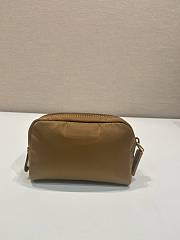 Prada Nylon Pouch Brown 12x8x3.5cm - 3