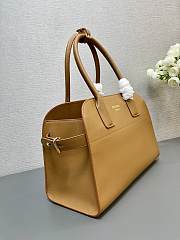 Prada Medium Leather Caramel Tote Bag 32x23.5x16cm - 4
