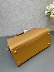 Prada Medium Leather Caramel Tote Bag 32x23.5x16cm - 2