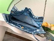 Chanel 22 Handbag Blue Metallic 35x37x7cm - 6