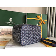 Goyard Muse Vanity Case Bag Navy Blue 16x14x20cm - 3