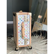 Louis Vuitton LV x TM Rolling Trunk White 55x39x21cm - 3
