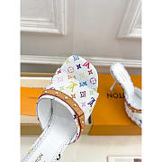 Louis Vuitton LV x TM 6AM White Mule 9cm - 5