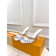 Louis Vuitton LV x TM 6AM White Mule 9cm - 4