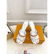 Louis Vuitton LV x TM 6AM White Mule 9cm - 3