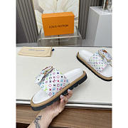 Louis Vuitton LV x TM Pillow Flat Confort Mule White - 5