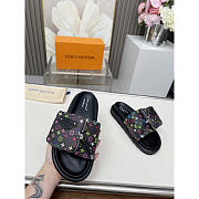Louis Vuitton LV x TM Pillow Flat Confort Mule Black - 3