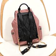 Burberry Medium Military Backpack Pink 22x33cm - 2