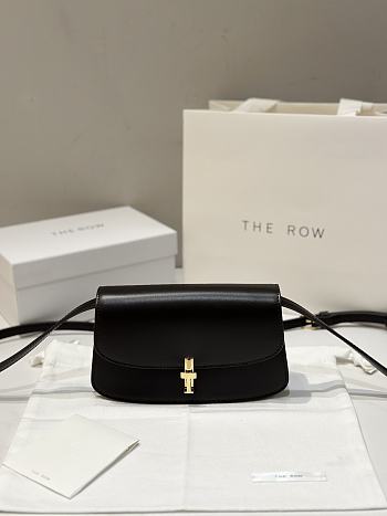The Row Sofia Bag Black Gold Leather 19x10.5x5cm