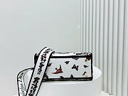 Dior Dioramour Medium Lady D-Lite Bag White 24cm - 5